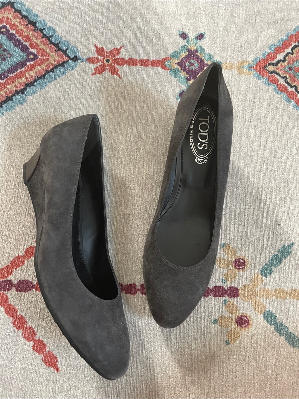 Tod’s Low heel wedge pumps